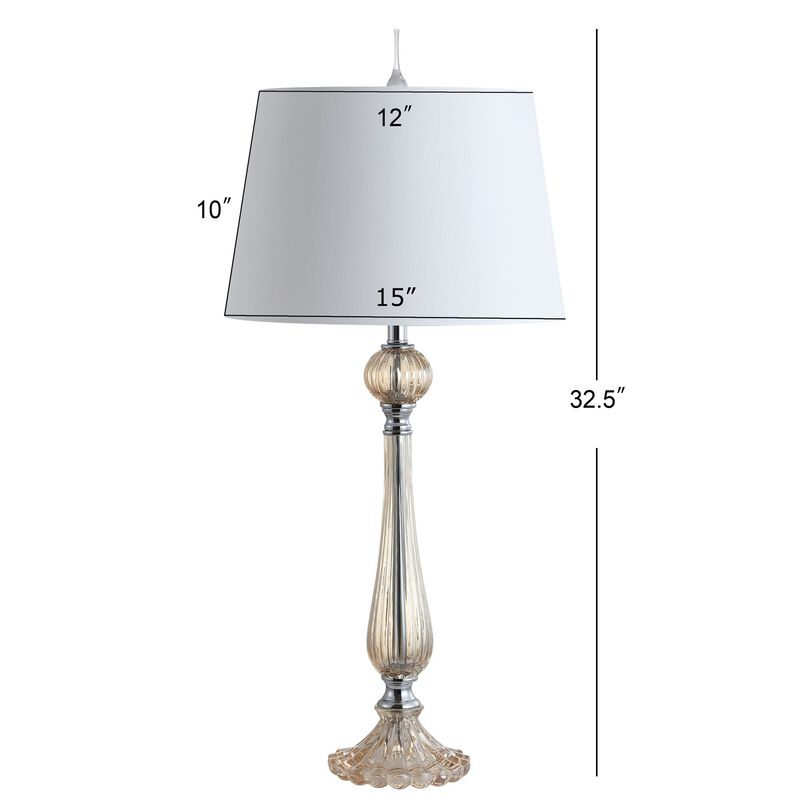 Chloe Glass LED Table Lamp