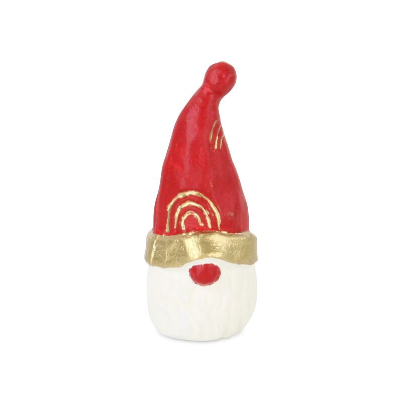 Santa Gnome Cast Iron Table Decor