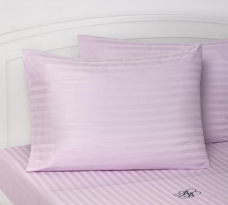 Brooks Brothers Sateen Stripe Cotton Sateen Pillowcase Pair