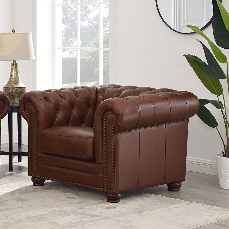 Aliso Top Grain Leather Chair