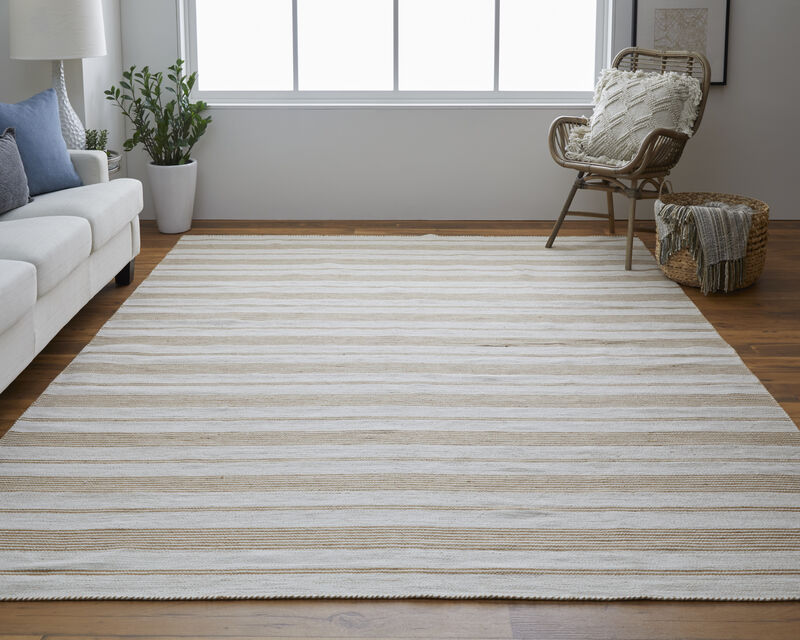 Duprine 0560F Ivory/Taupe/Brown 10' x 14' Rug