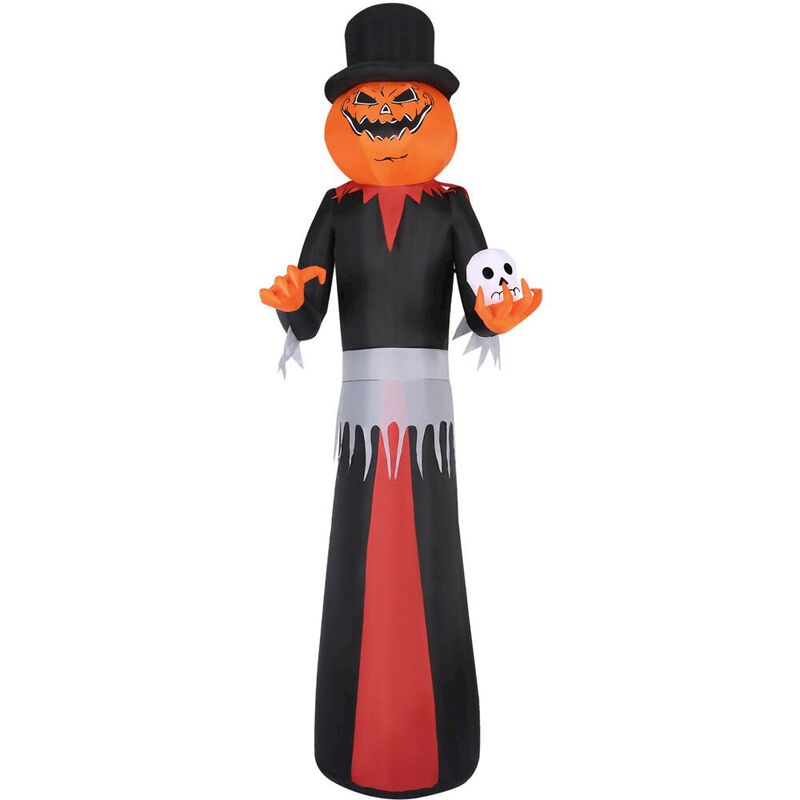 Haunted Hill Farm 12ft Inflatable Jack O Lantern w/ Lights