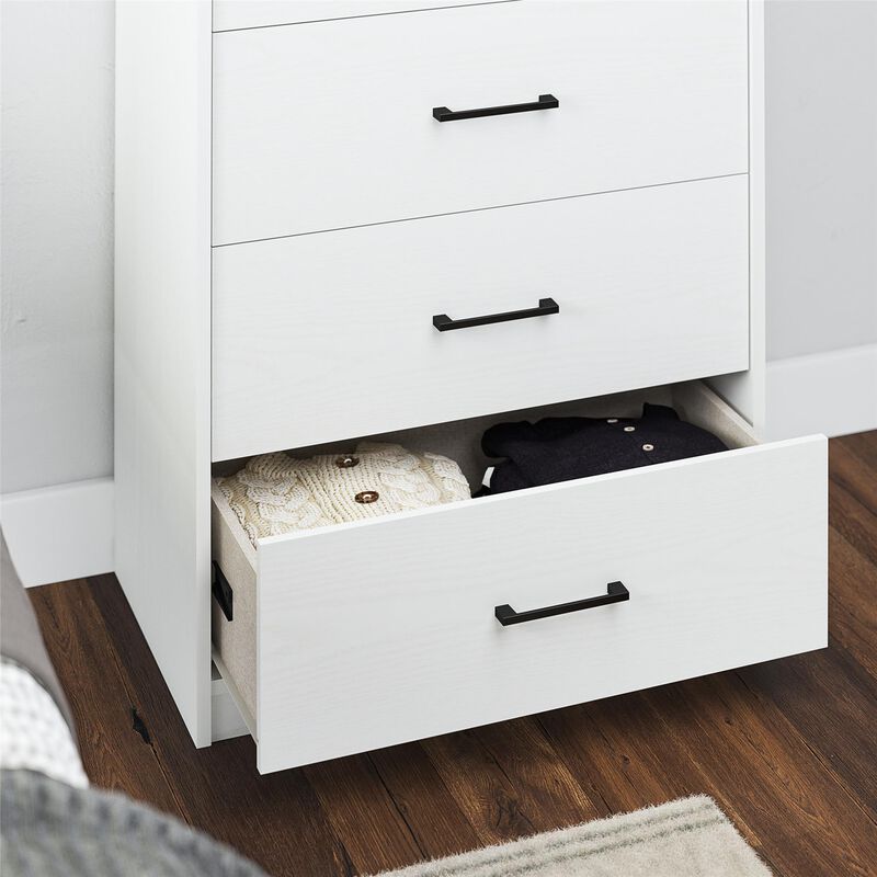BrEZ Build Pearce Tall 5 Drawer Dresser