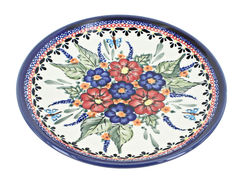 Blue Rose Polish Pottery Monster Mash Dessert Plate