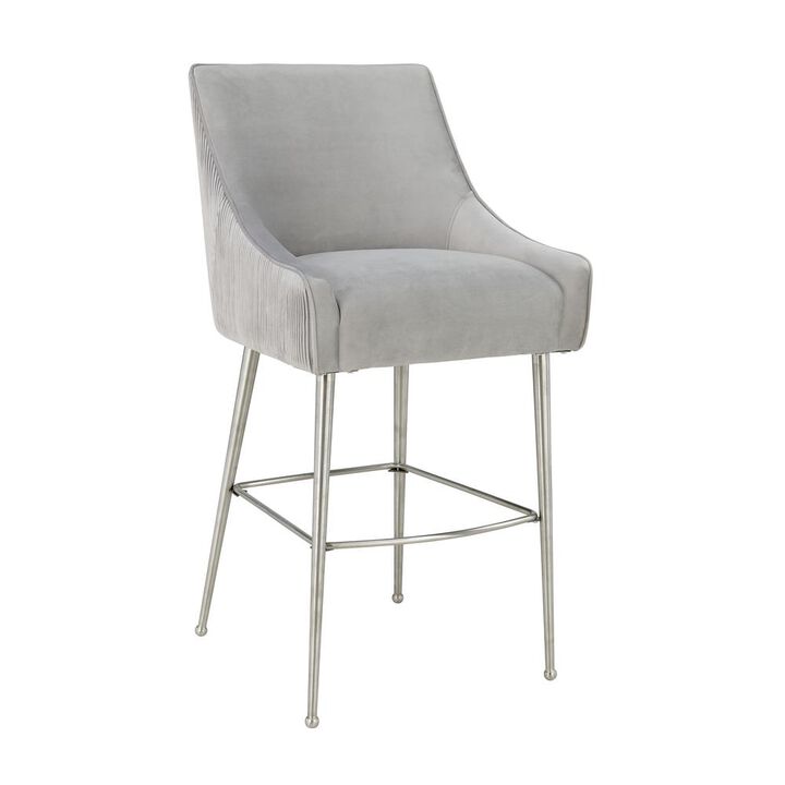Belen Kox Luxe Grey Counter Stool, Belen Kox