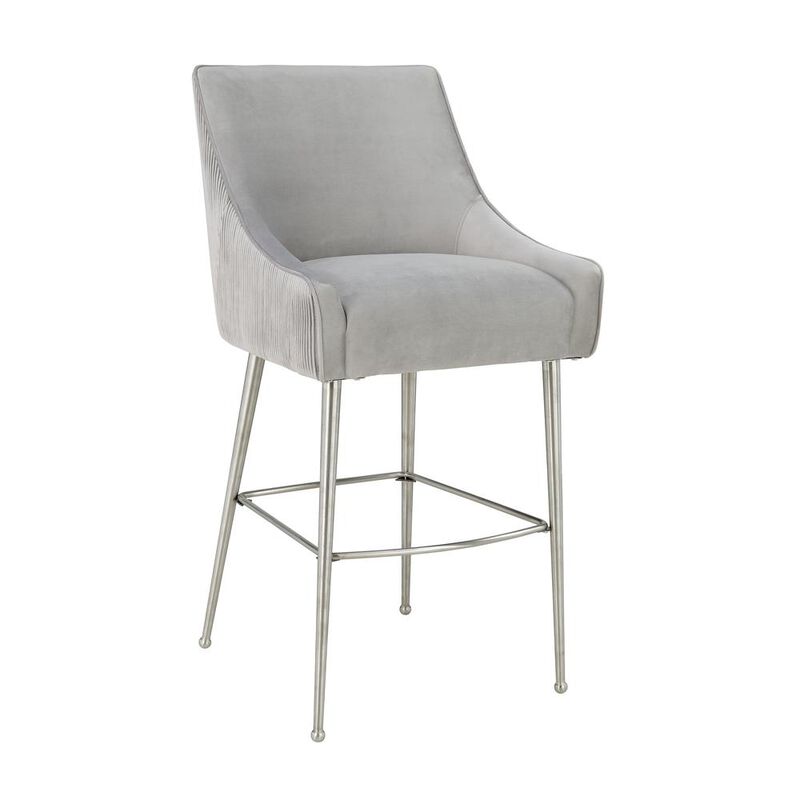 Belen Kox Luxe Grey Counter Stool, Belen Kox