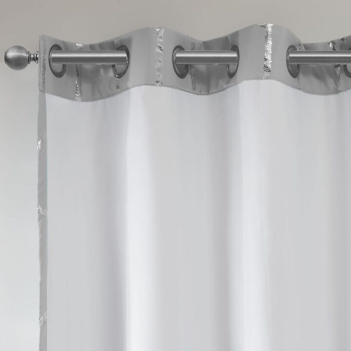 Belen Kox Enchanting Metallic Total Blackout Curtain Panel, Belen Kox