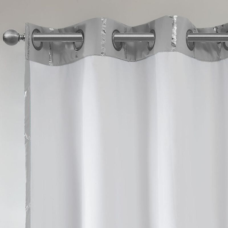 Belen Kox Enchanting Metallic Total Blackout Curtain Panel, Belen Kox
