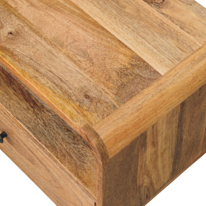 Artisan Furniture Solid Wood Avora Wall-Mounted Oak-ish Nightstand