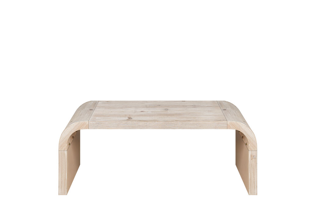 Merax Vintage Curved Art Design Coffee Table