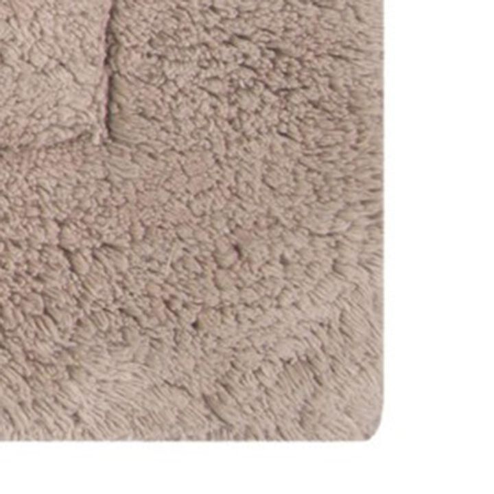 Knightsbridge Cipher 220 GSF Non Skid Back Bath Rug 24 x 40 - White