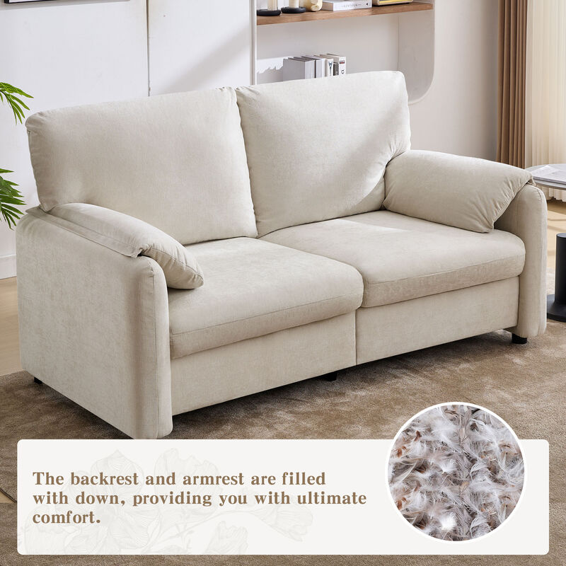 Merax Chenille 2-Seat Sofa for Living Room