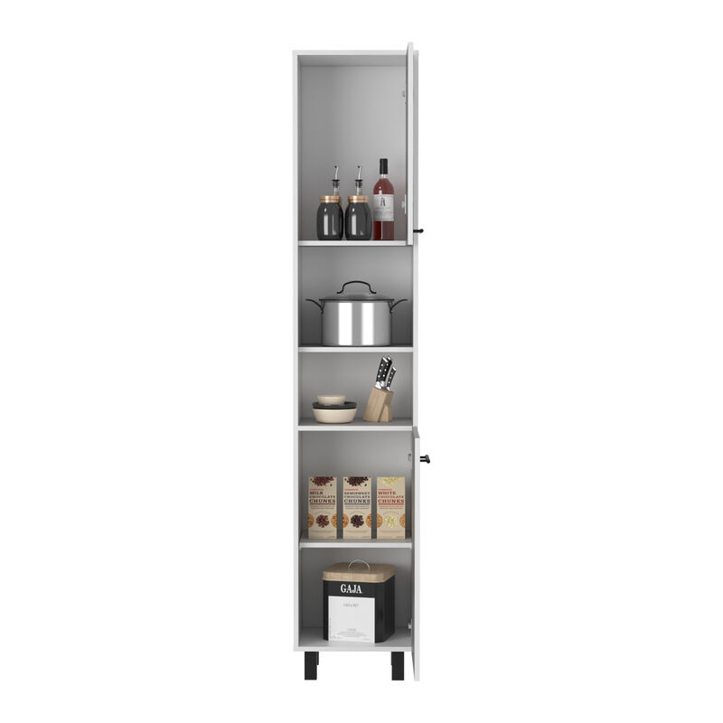 Pantry Cabinet Almada, Kitchen, White