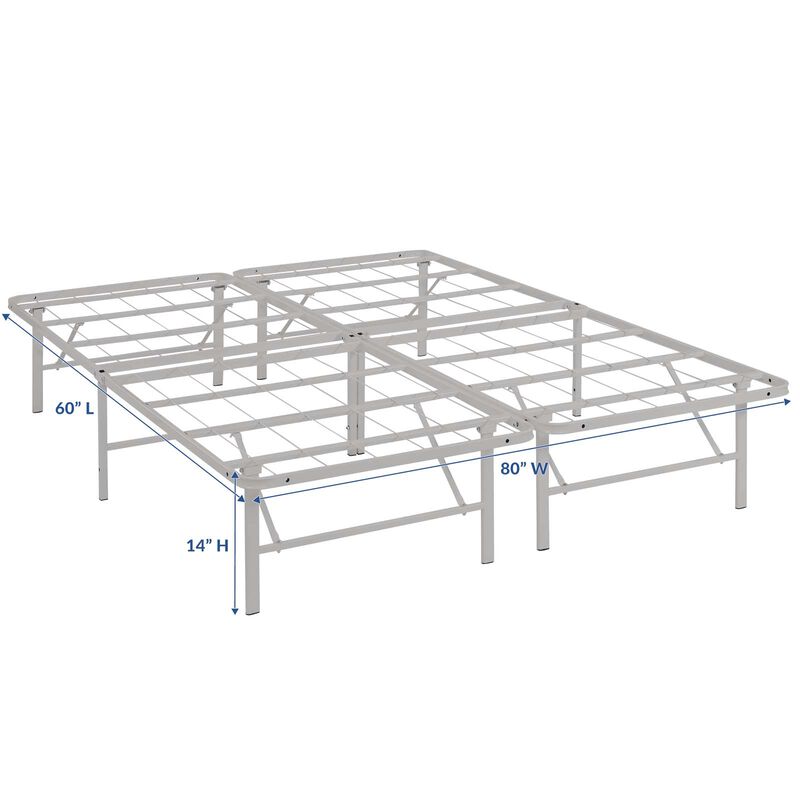Modway - Horizon Queen Stainless Steel Bed Frame