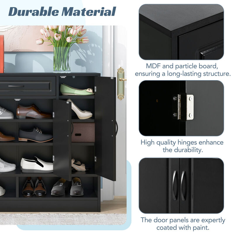 Adjustable Modern Shoe Cabinet & Organizer