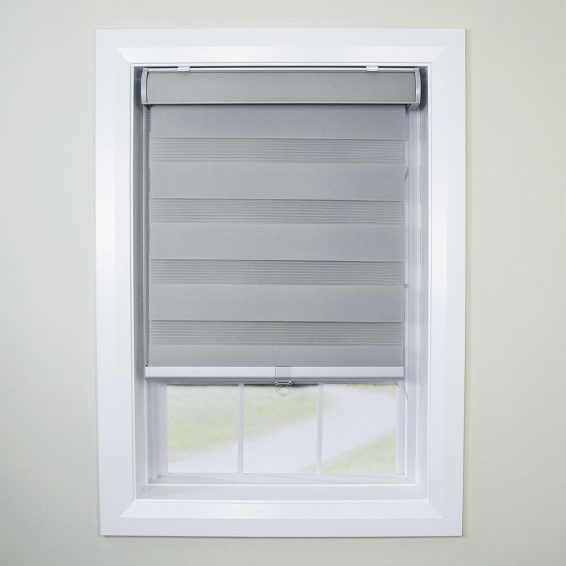Cordless Alternating Shade Roller Blind, 24" x 48"