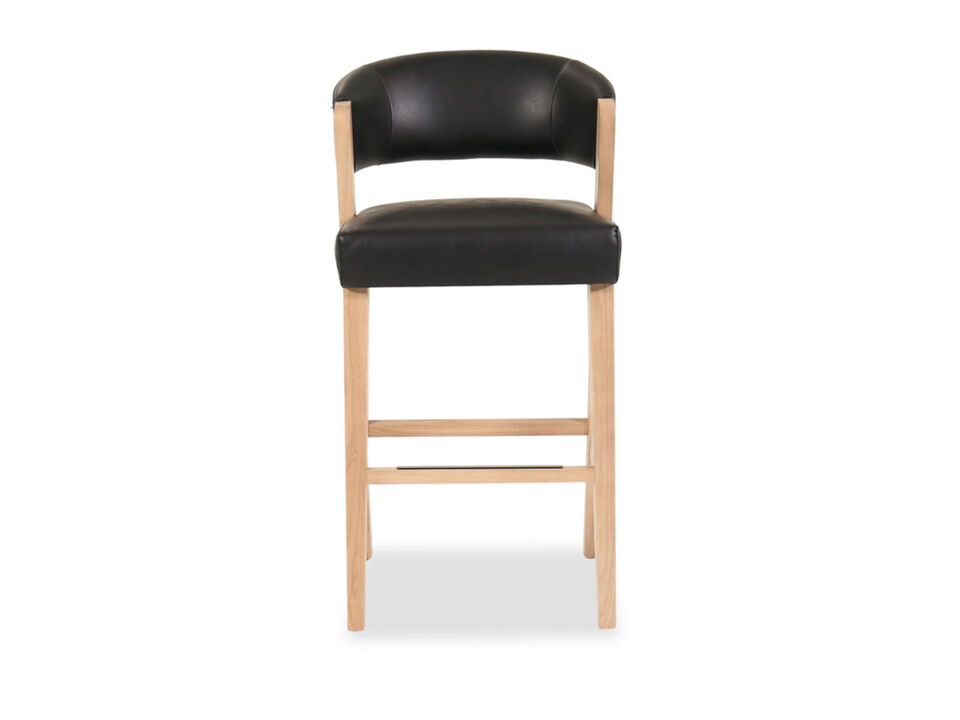 Wax Black Counter Stool