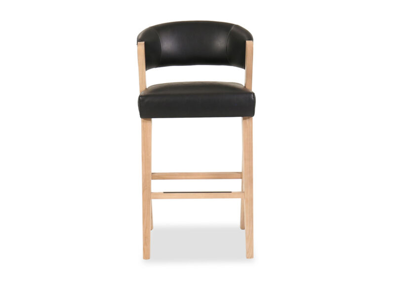 Wax Black Counter Stool