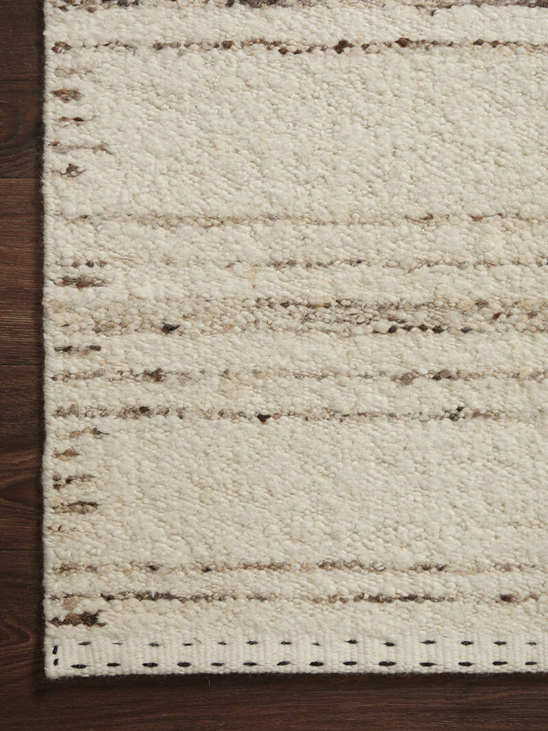 Roman ROM02 Ivory/Pebble 4' x 6' Rug