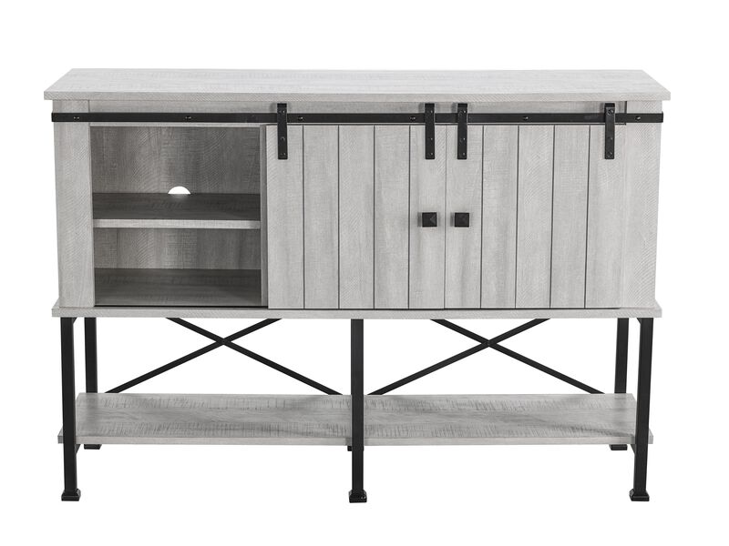 FESTIVO 52 inch Wine Cabinet with Barn Door