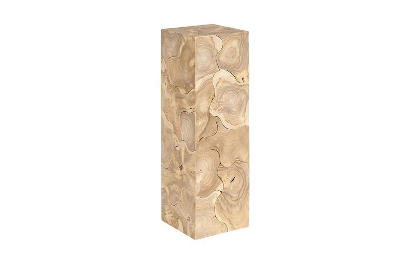 Teak Slice Large Pedestal