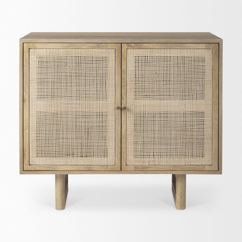 Grier Light Brown Accent Cabinet