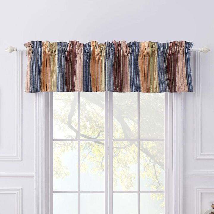 Greenland Home Fashion Katy Window Valance - Multi 84x21"