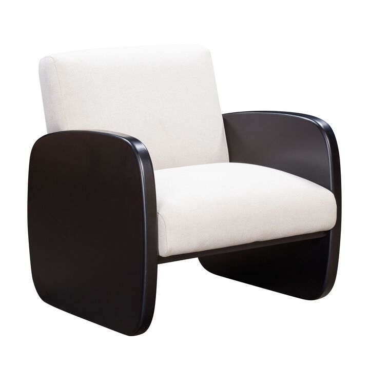 Inspired Home Kellie Wood Arm Chair