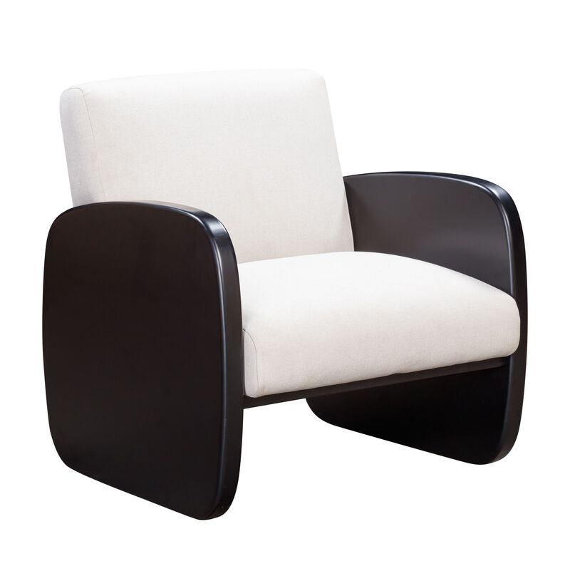 Inspired Home Kellie Wood Arm Chair