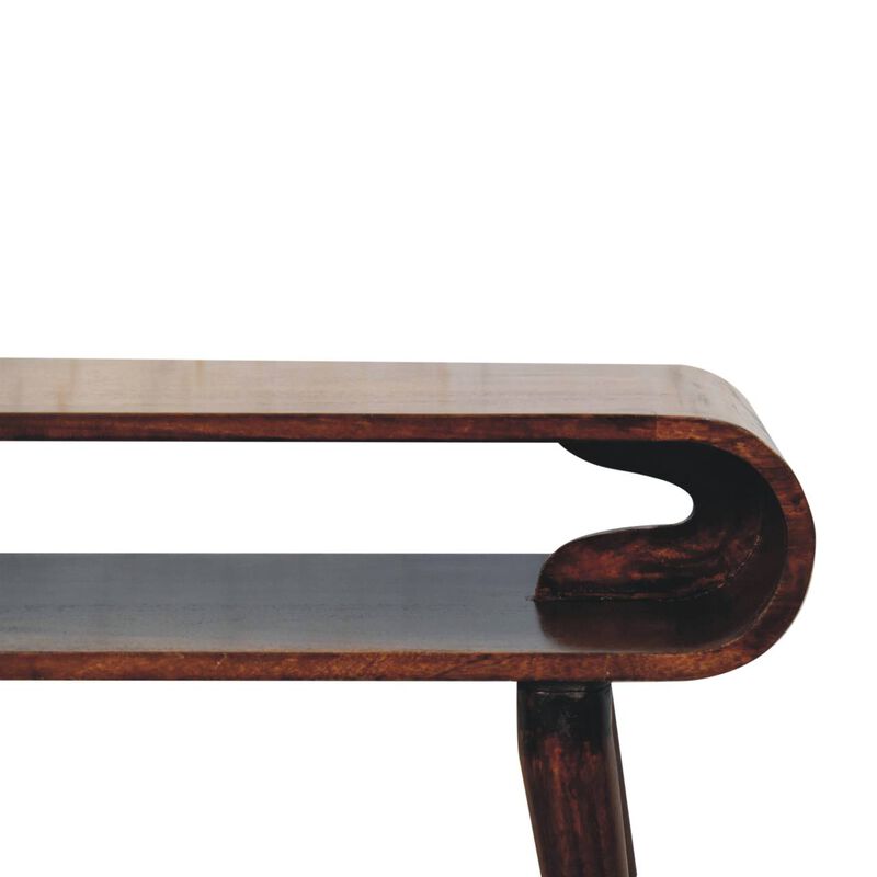 Artisan Furniture Solid Wood California Walnut Amaya Console Table