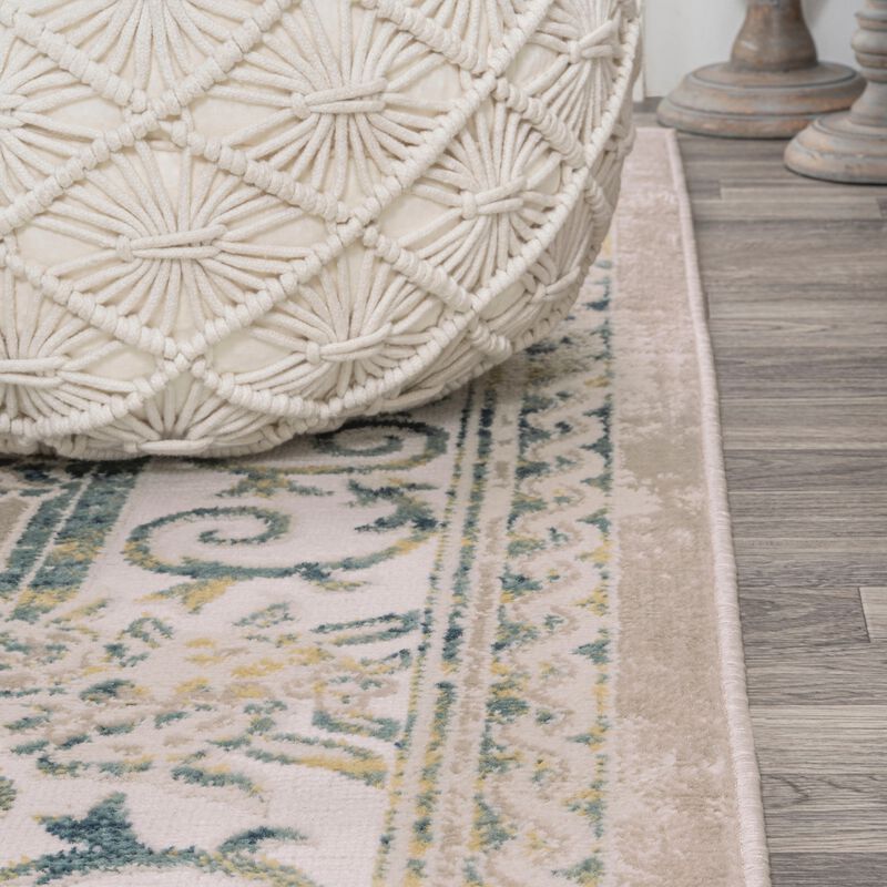 Rosalia Cottage Medallion Area Rug