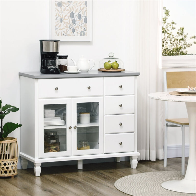 Multi-Purpose Sideboard Cabinet with Ample Storage for Kitchen Organization