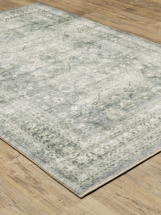 Savoy 7'5" x 10' Blue Rug