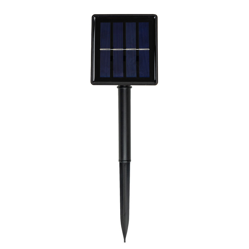 200 Count Pure White LED Solar Power Mini Christmas Light Set with Green Wire