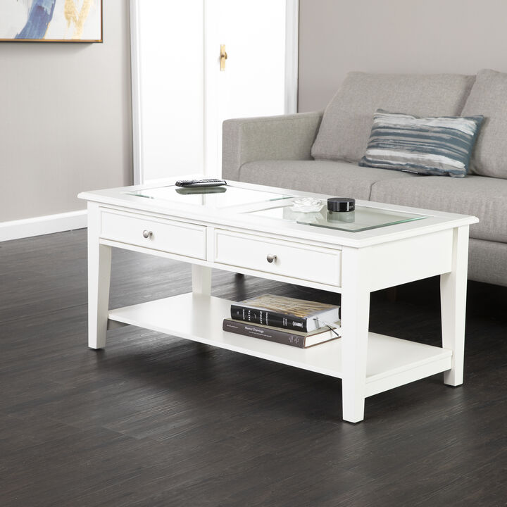 Panorama Glass-Top Coffee Table