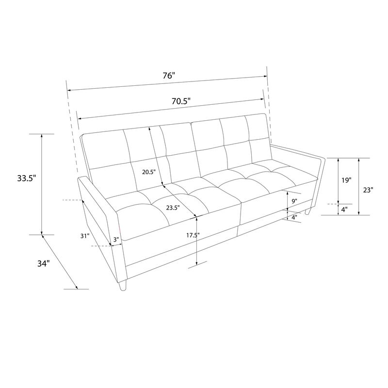 Andora Coil Futon