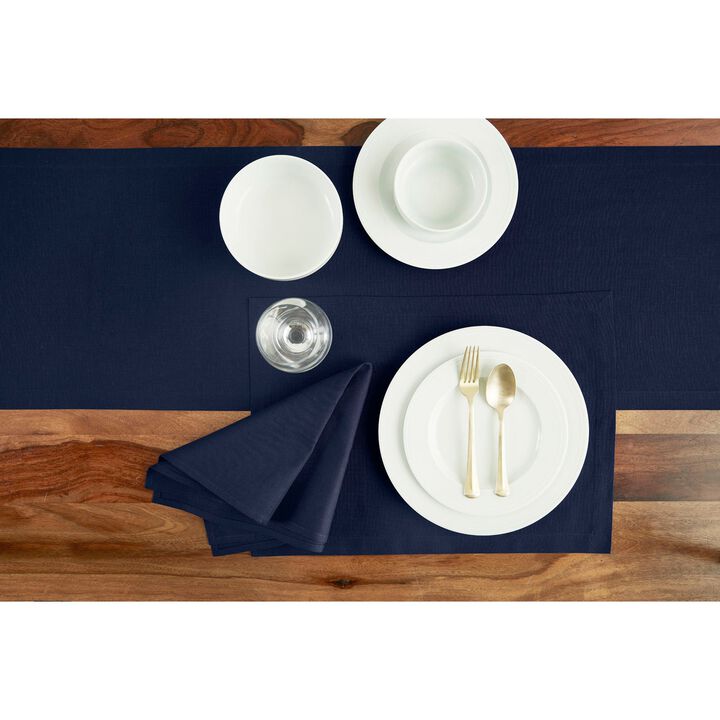Solino Home 100% Pure Linen Cloth Napkins 20 x 20 Inch Set of 4 | Dru - Cotton Linen Plain Dinner Napkins