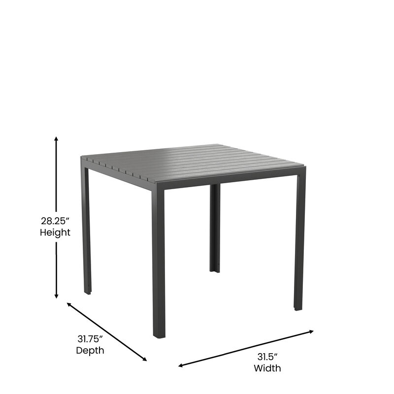 Metal/Wood Colorful Table and Chair Sets