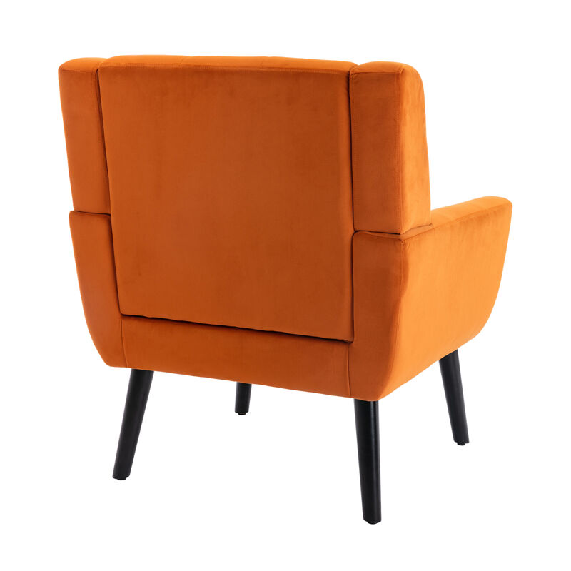 Modern Soft Velvet Material Ergonomics Accent Chair Living Room Chair Bedroom Chair Home Chair