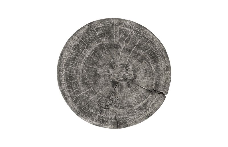 Curved Wood Thin Stool