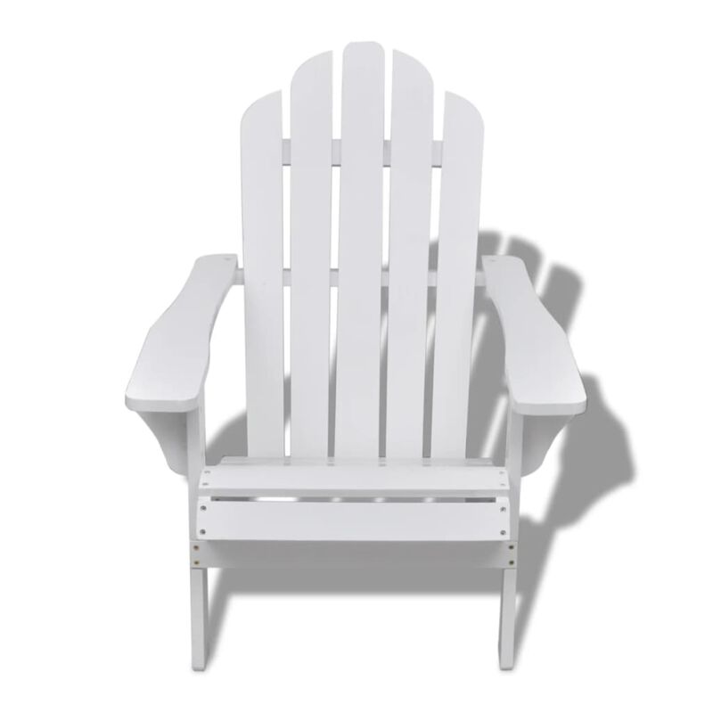 vidaXL Garden Chair Wood White