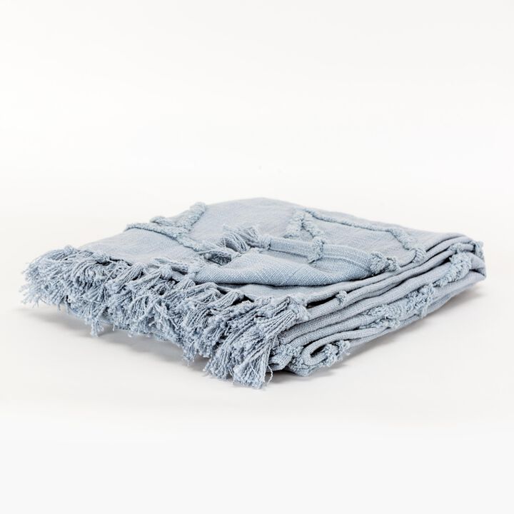 Light Blue 50" x 60" Throw Blanket