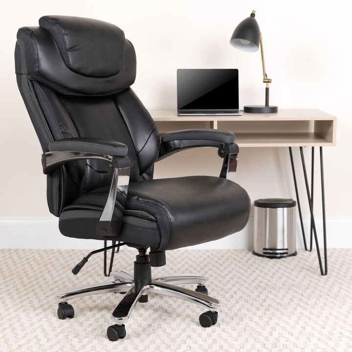Brown 500LB High Back Chair