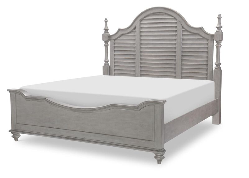 Kingston Louvered King Poster Bed