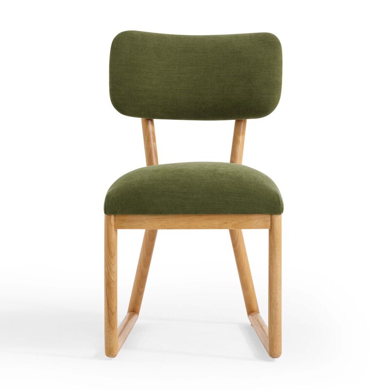 Bobbie Cream Recycled Fabric Dining Chair