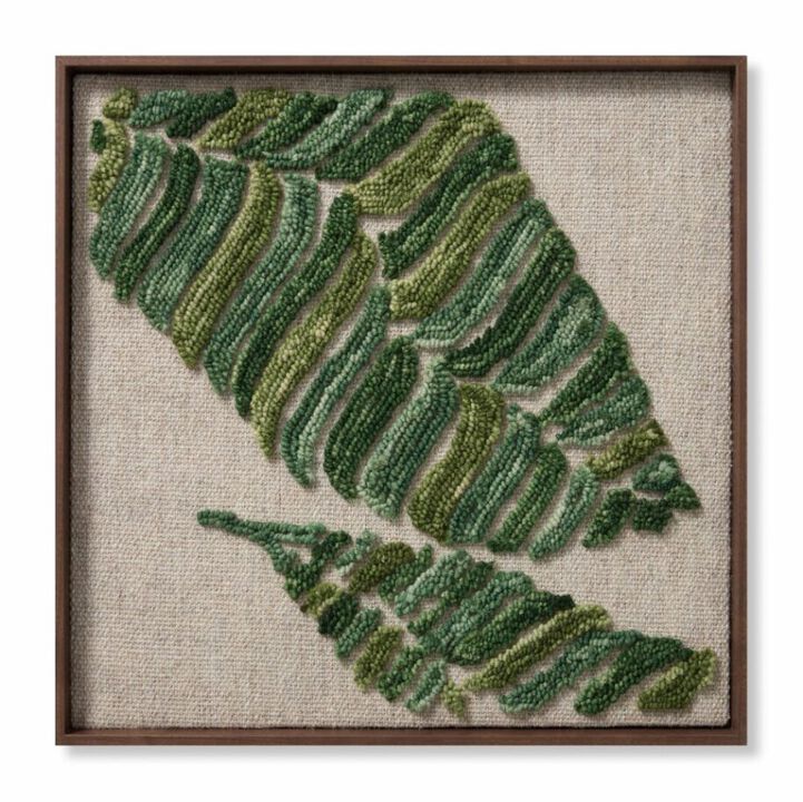 Daintree Green Ivory Wall Art