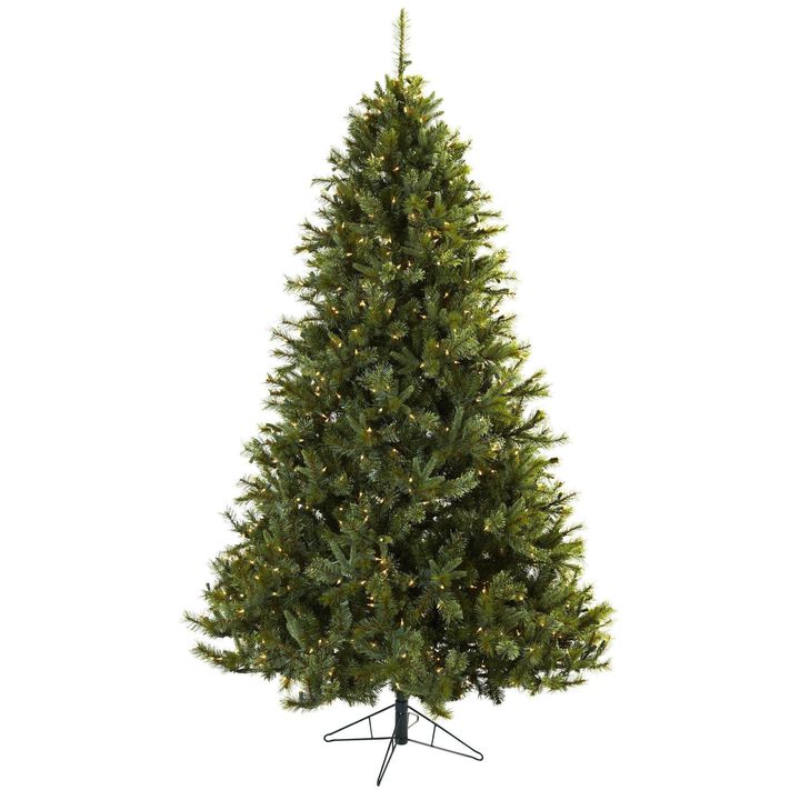 Nearly Natural 7.5-ft Majestic Multi-Pine Christmas Tree w/1764 Tips & 650 Clear Lights