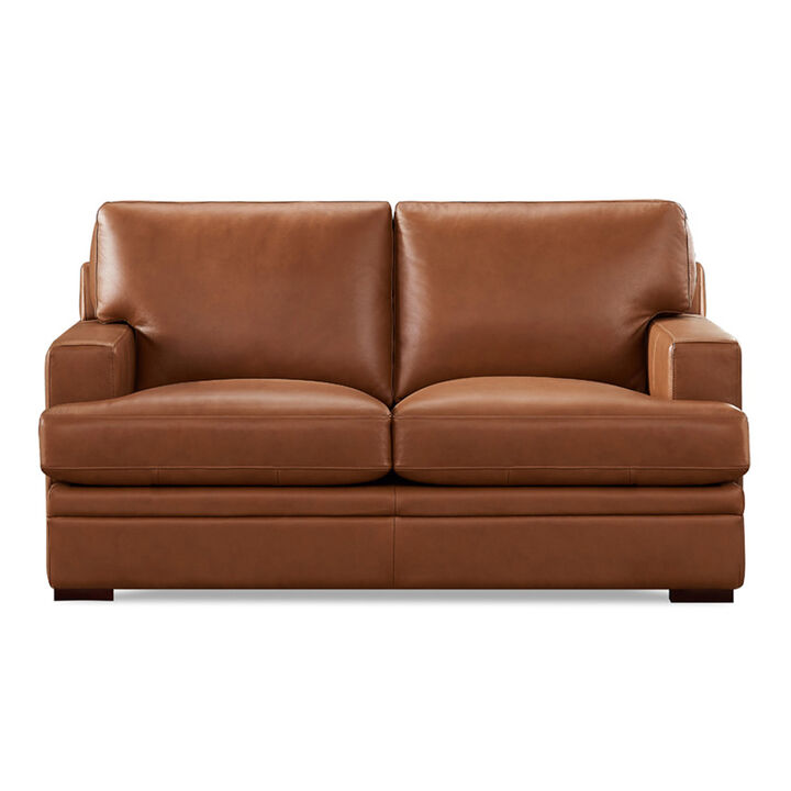 Georgia Top Grain Leather Loveseat