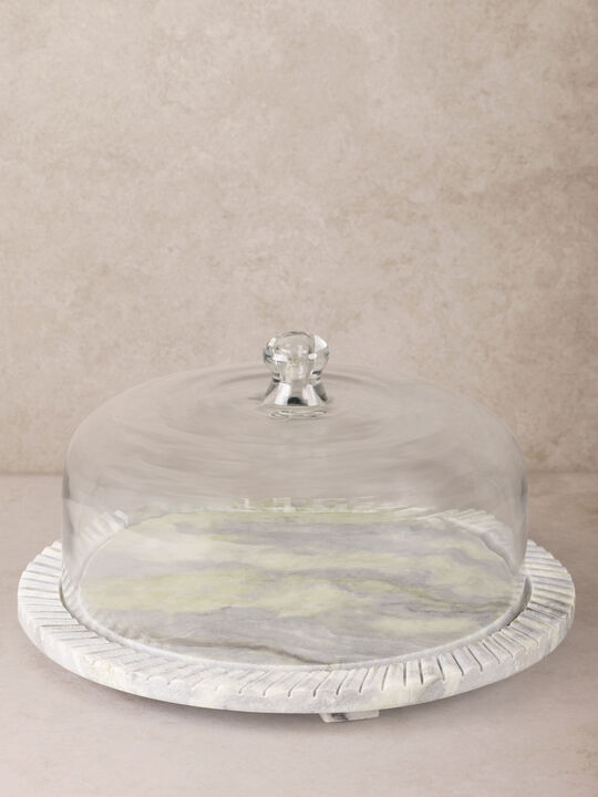 Blinq Serving Board with Cloche