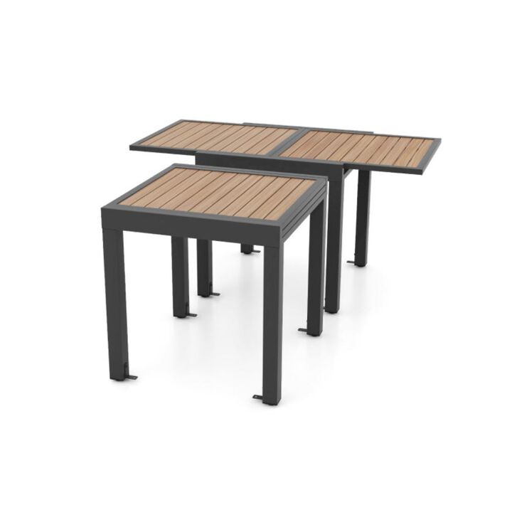 Hivvago 31.5-63 Inches Extendable Patio Table for 4-6 People